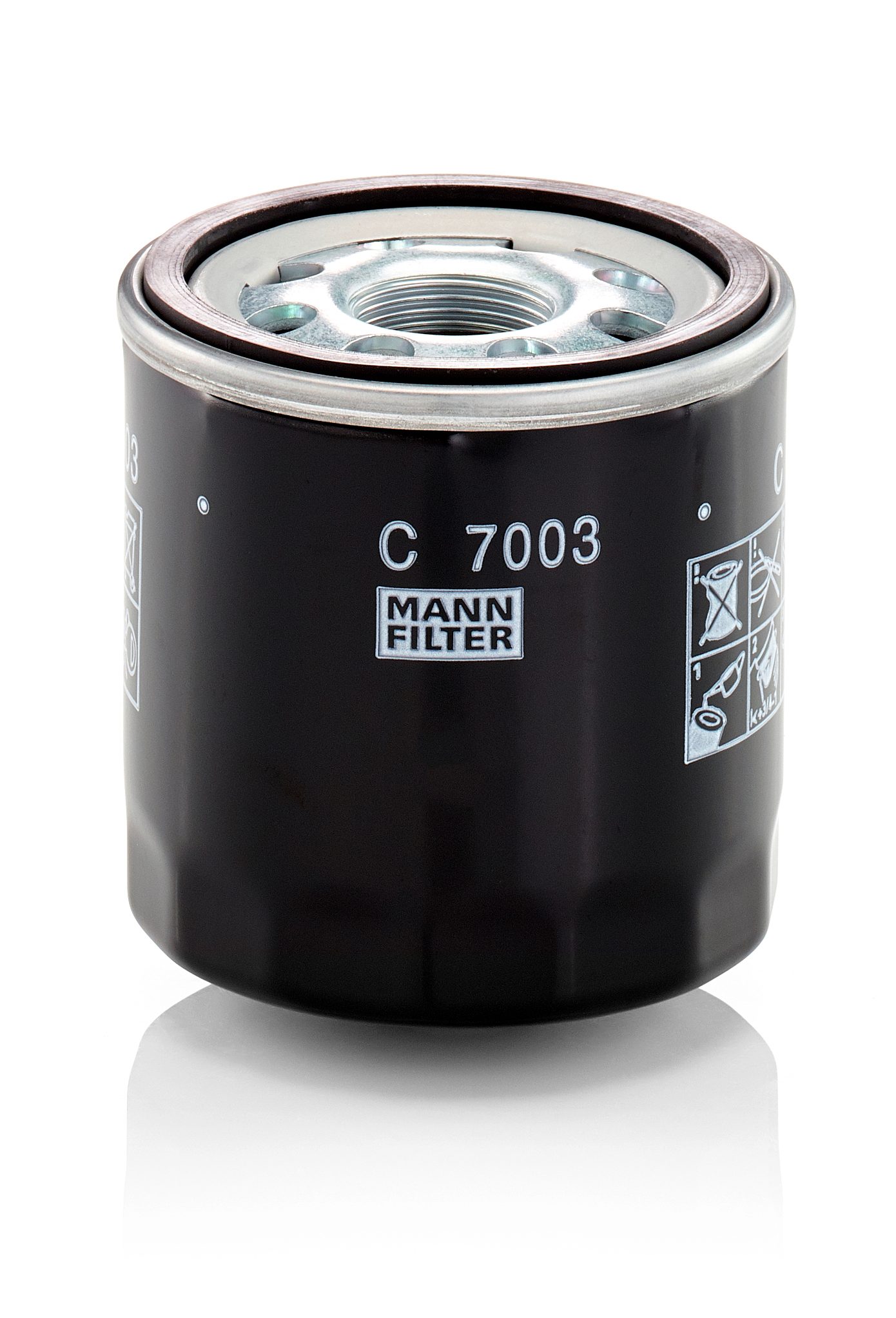 C 7003 - Yakıt tankı için hava devir daim -  MANN FILTER
